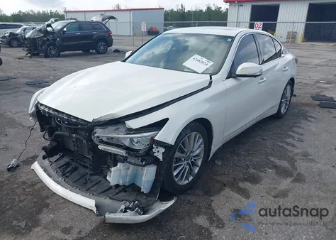 2021 Infiniti Q50 Luxe z USA, uszkodzony, nr VIN JN1EV7BP7MM701341